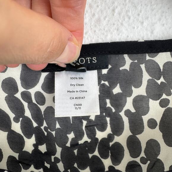 Talbots Silk Poncho - Picture 3 of 5